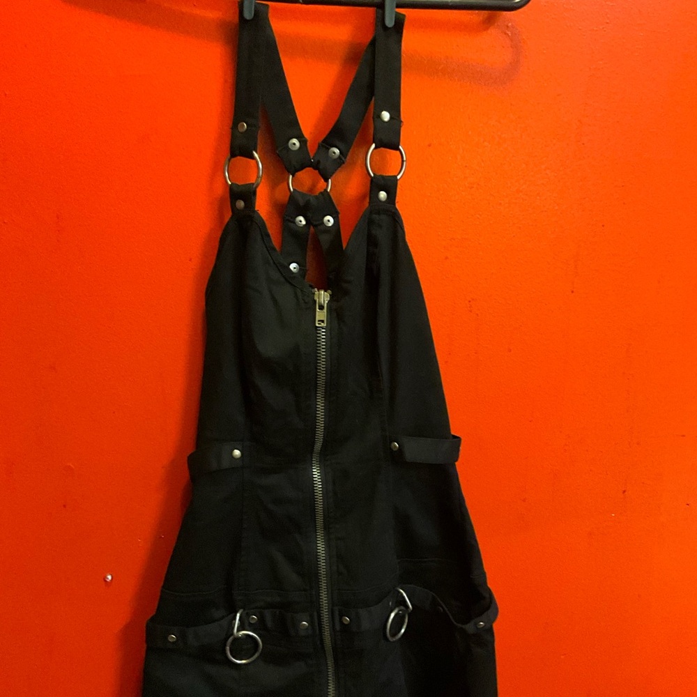 Black Lip Service Bondage Dress. Purchased on Depop but doesn’t fit me correctly